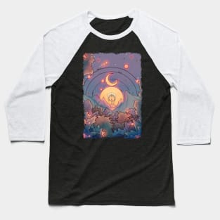 A nighttime forest Baseball T-Shirt